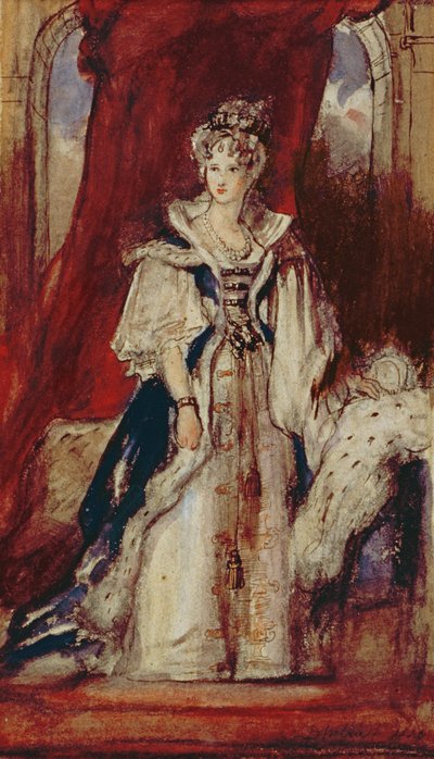 Queen Adelaide (1792-1849) by David Wilkie
